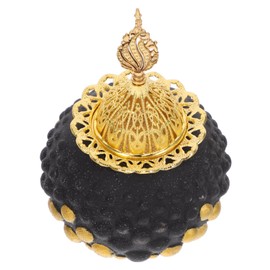 FRCOLOR Ceramic Censer Incense Burner Arabic Style Incense Stick Holder for Home for Living Room Office and Tea Room Chic Design with Middle