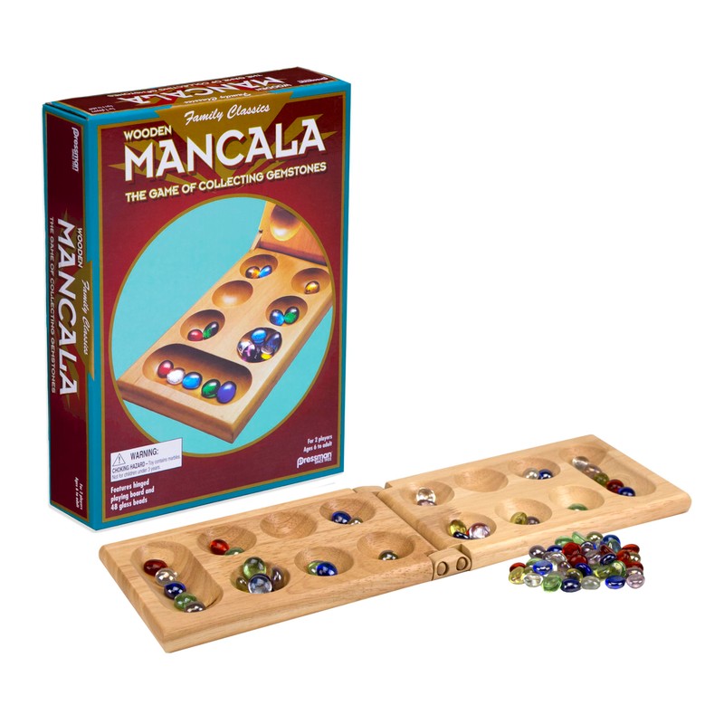 PRESSMAN TOYS PRE442606 MANCALA-AGES 6 TO ADULT; 2-4 PLAYERS
