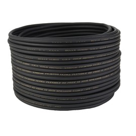 Bullz Audio BGES14.100 100' 14 Gauge AWG Car Home Audio Speaker Wire Cable Spool (Black)