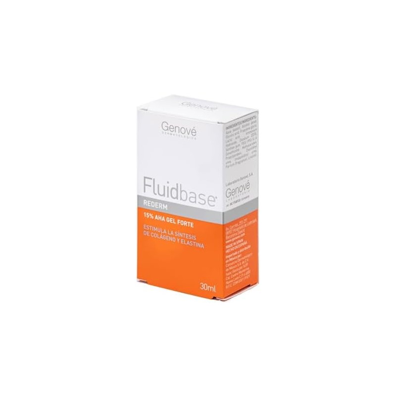 Genové Fluidbase Rederm Gel Aha 15% Forte 30 Ml, Hidratante