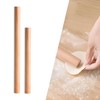 DBAILY Rolling Pin, 2 Pcs Beech Wood Rolling Pin Without