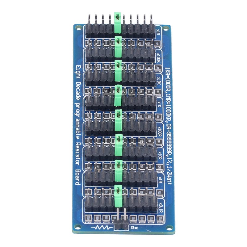 0.1R-9999999R Seven Decades Programmable Resistor Board Adjustable Resistance Sliding Resistance