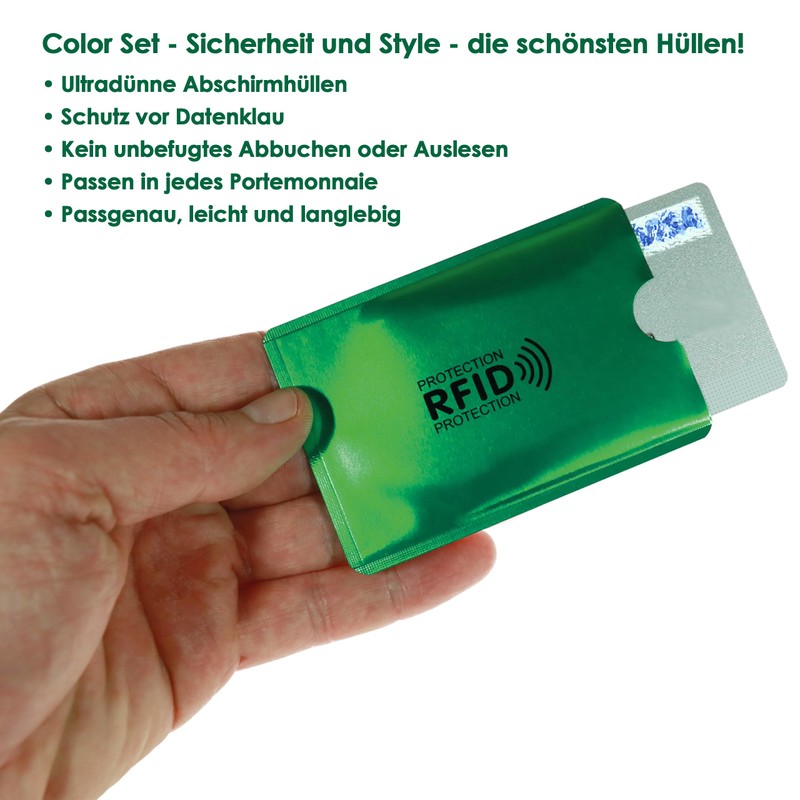 Off-Block RFID Protective Cases Colour Set Protective Cases Set of