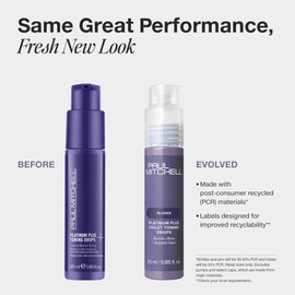 Paul Mitchell Platinum Plus Toning Drops 25ml - gocce tonalizzanti per capelli biondi