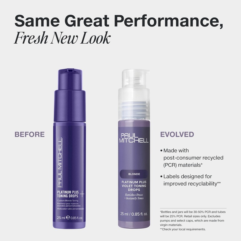 Paul Mitchell Platinum Plus Toning Drops 25ml - gocce tonalizzanti