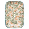 Tranquillo Square-shaped Soap Dish FLEUR made of Stoneware - with
