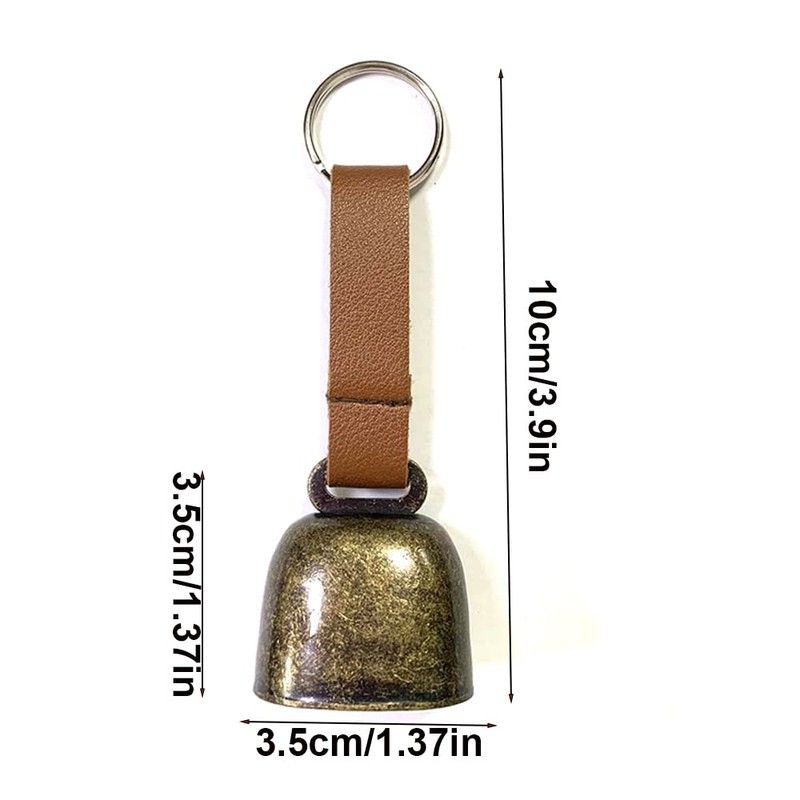 Zgwansui 2 Pack Small Cow Bell for Dog Collar with
