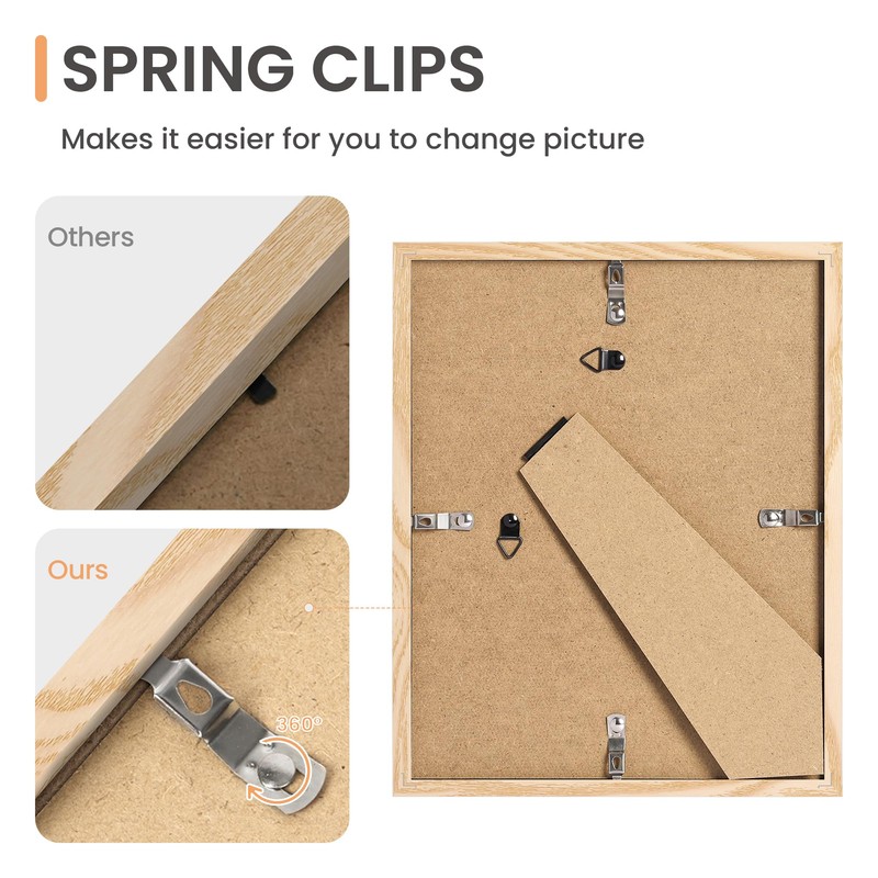 upsimples 10 Pack Picture Frames Collage Wall Decor for Mounting