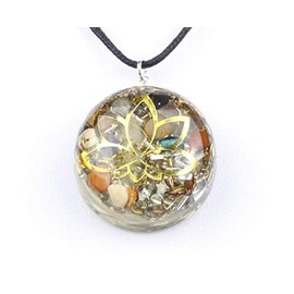 Orpanit® Orgonite Energy Lotus Flower Pendant