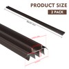 2 Pcs 36 Inch Vinyl Replacement Under Door Seal Replacement