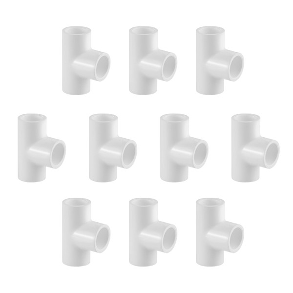 LESSO 1/2 Inch Tee PVC Fitting Connector,1/2" PVC Tee 3