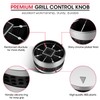 Unicook 6 Pack Gas Grill Burner Knobs Replacement, Chrome Plated