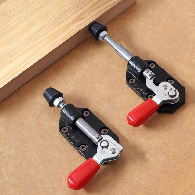 2Pcs Toggle Clamp, Quick Release Push Pull Toggle Clamp, Cast