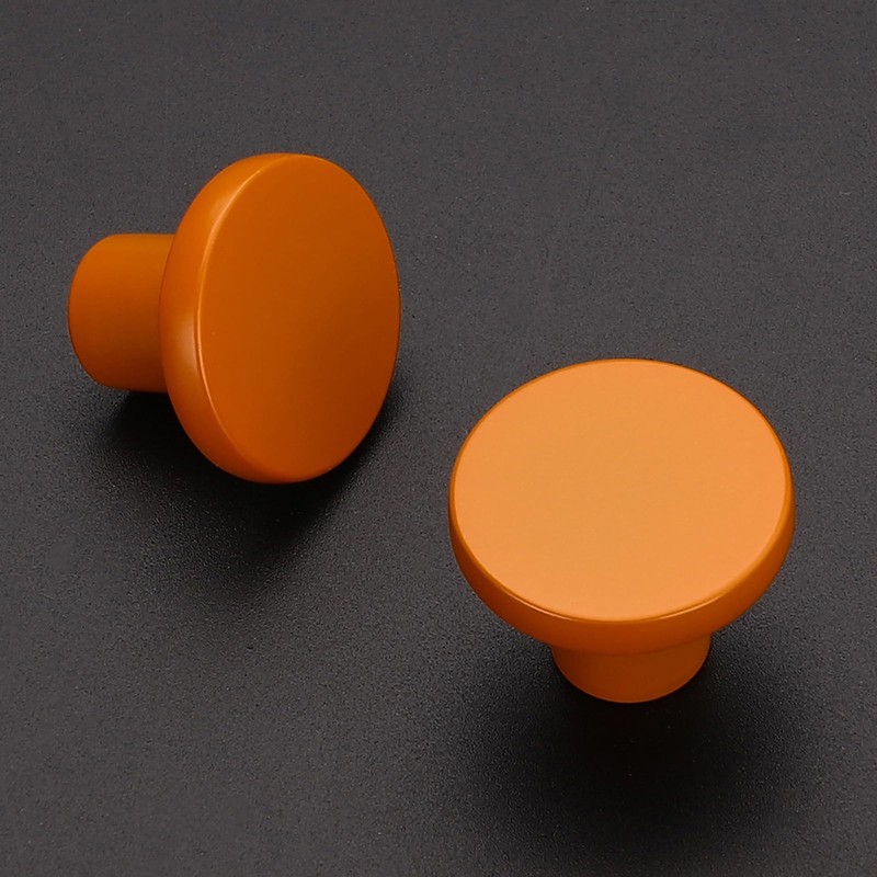 Ravinte 30 Pack Cabinet Knobs Orange Kitchen Cabinet Knobs Round