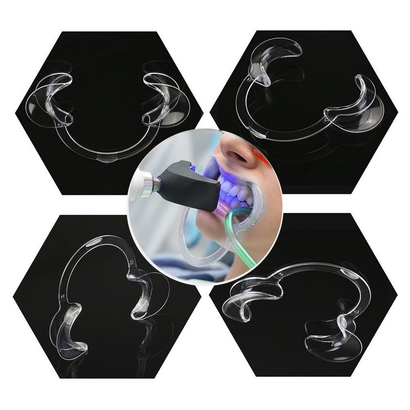 Vicloon Mouth Opener,10Pcs Dental Mouth Opener,C-Shape Cheek Retractors for Open