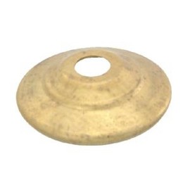 B&P Lamp® 7 1/2 Inch Diameter Solid Brass Vase Cap, Unfinished