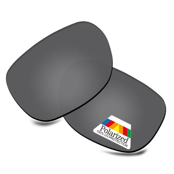 Bwake Replacement Lenses for Spy Genre Sunglasses - Dark Black