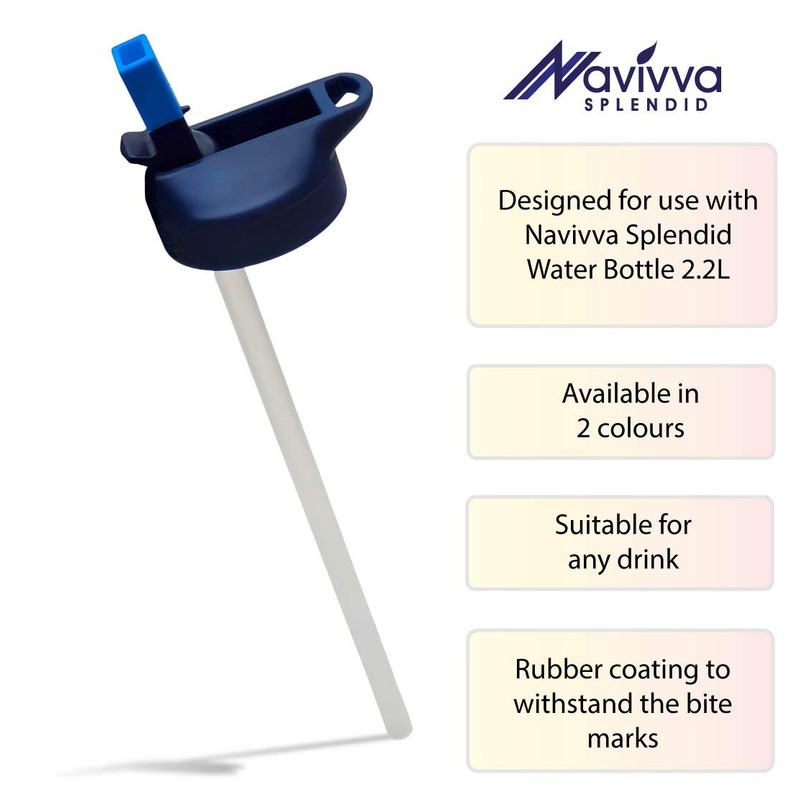 NAVIVVA SPLENDID Replacement Straw Lid, Easy Fit, Durable and Strong