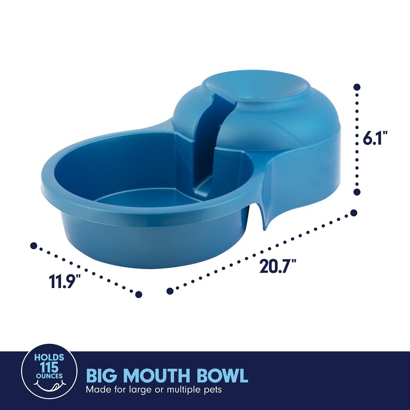 Petmate Big Blue Outdoor Water Bowl, 5 Gallons, (Water Jug