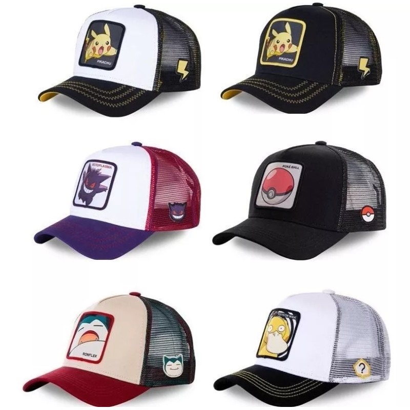 Pokémon Gorra Pokémon Ajustable Modelo A Escoger Pikachu Gengar