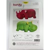 BURDA SEWING PATTERN RHINO OR HIPPO BIG STUFFED ANIMALS FOR