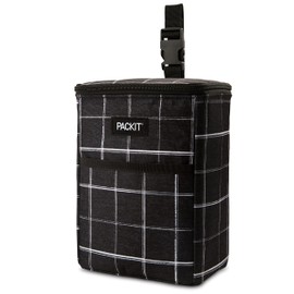 PackIt Freezable Double Bottle Bag, Built with EcoFreeze Technology, Antimicrobial lining, Collapsible, Reusable, Zip Closure, Buckle Handle, Perfect for Breastmilk and Formula On the Go