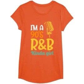 I'm a Men's 90's R&B Hip Hop T-ShirtColor: Women-orange, Size: 3 XL