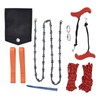 Hand Rope Chain Saw Efficient Both Sides Teeth Blades Folding