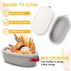 Dimpola Banneton Bread Proofing Basket - Cotton Oval Banneton Basket