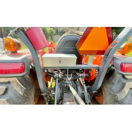 Weatherproof Anodized Aluminum Tractor Tool Box for Kubota, John Deere, Modern Tractors - Universal Fit by Tractor Relief Tool™