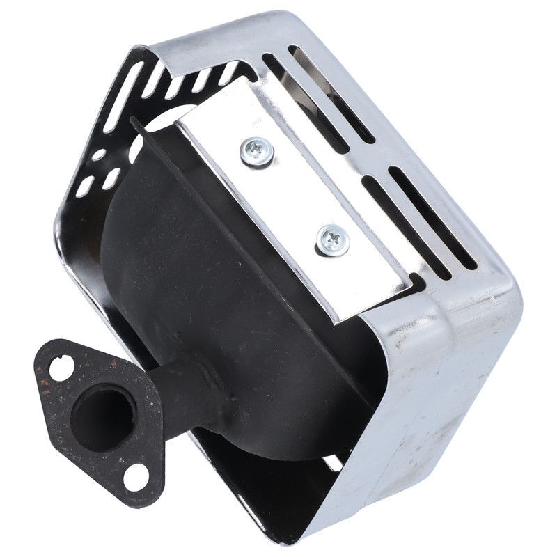 Muffler Exhaust Assembly Fit Metal Silencer Accessory Set Kit with