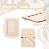 Wooden Picture Frames for Crafts 30 Pcs DIY Wood Frame