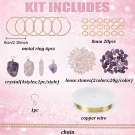 BEUNITONE DIY SunCatcher kit Crystal Tree of Life Window Wall Hanging Ornament Tree of Life Crystal Stone Kit for Indoor Window Dream Catchers for Car Rainbow Maker Home Decor Gift