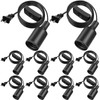 10 Pack Hanging Light Cord Pendant Light Cord with Switch