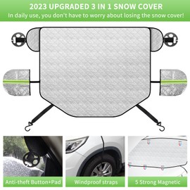 Oziral Car Windshield Cover Windscreen Windshield Cover Sun Shade Car Windshield Cover Anti Frost Dust Sunrays Aluminum for Windshield Wipers UV Protection 58 x 47 inch