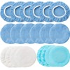 20 Pieces Car Orbital Buffer Polisher Pad Bonnet Microfiber Max