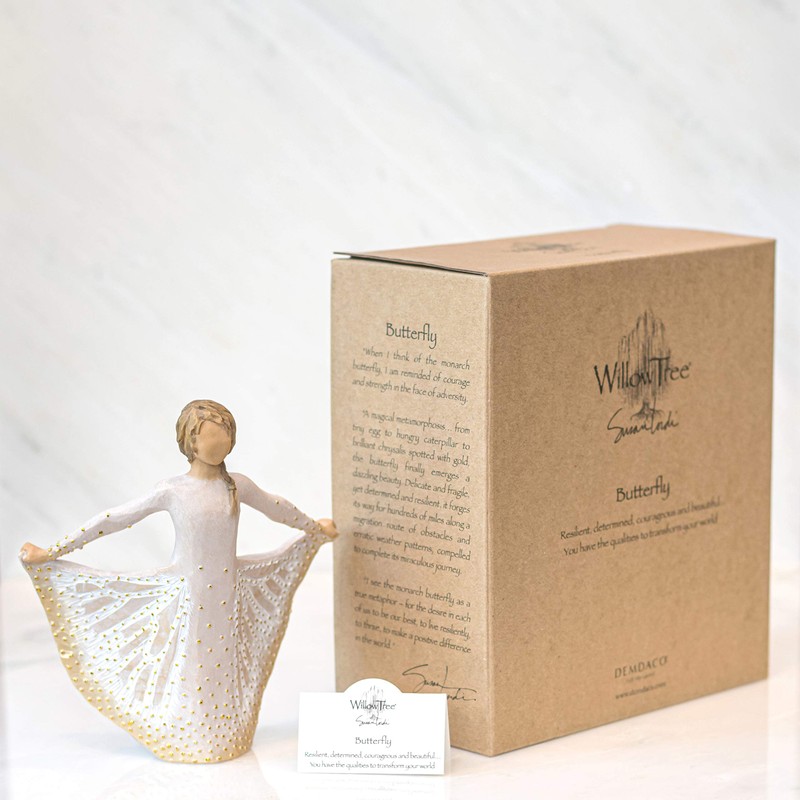 Willow Tree Butterfly, Sculpted Hand-Painted Figure