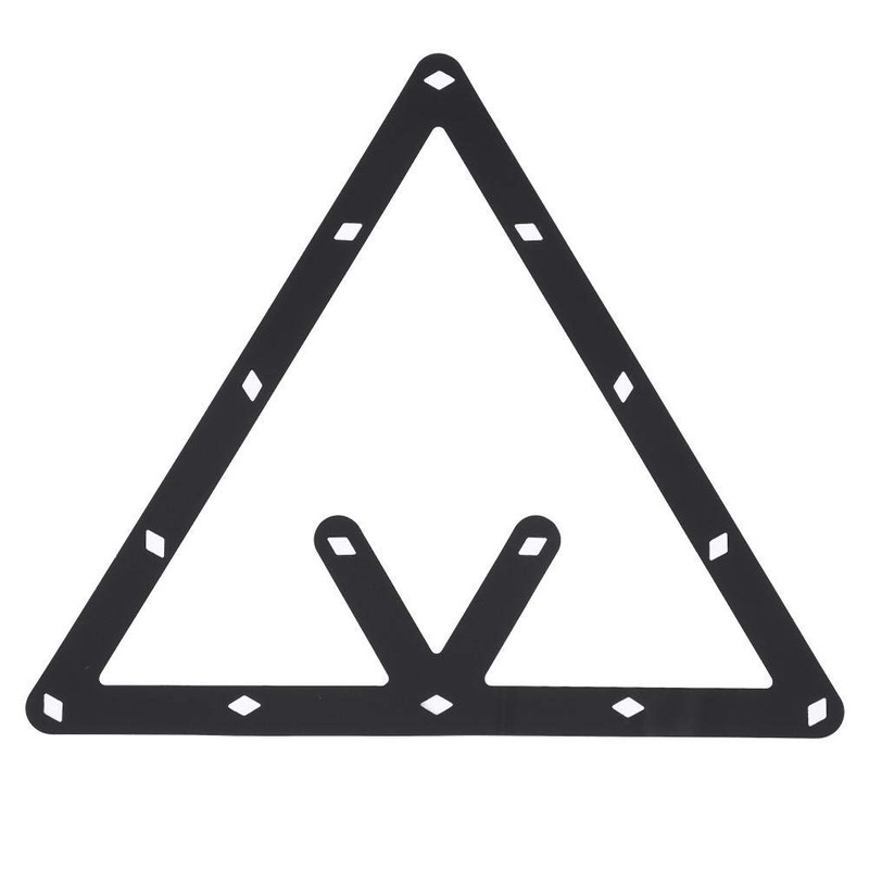 Labuduo 6Pcs/Set 7.1x9.4in Triangle Billiard Ball Holder, Lightweight Film Material