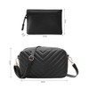 ZBHDEYG 1 Shoulder Bag with Wave Pattern, 1 Purse with