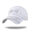 WHITE FANG CA014 Men's Mesh Cap, Logo, Numbering, Sports, Breathable,