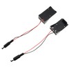 E-outstanding 9V Battery Holder 2PCS Black 6F22 9V Battery Storage