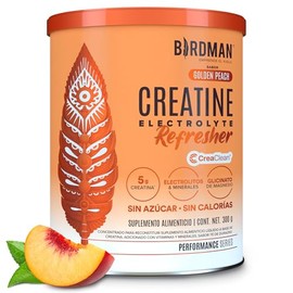 BIRDMAN Creatine Refresher | Creatina Monohidratada con Electrolitos y Magnesio | Sin Azúcar, Sin Calorías | Vitaminas | Sabor Durazno | 30 Porciones | 300g