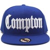 Headlines Compton New Leader Old English Banner Blue White Snapback
