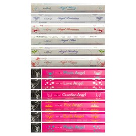 Stamford 37337 Angel Variety Set Incense Sticks-12 Packs x 20 Sticks, Black, One Size