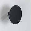 WENKO Melle Wall Hook Black - Screw-On Hook, Polyresin, 8