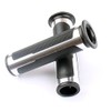 MotorToGo 7/8" Open End Silver Silver Motorcycle CNC Aluminum Handlebar