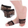 Beavorty Professional Leopard Dance Toe Pad Foot Care Socks Breathable