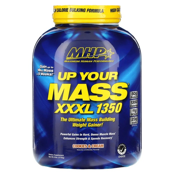MHP Up Your Mass XXXL 1350, Cookies & Cream, 6