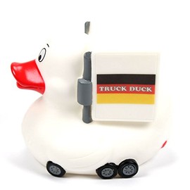 TRUCK DUCK® Original Truck Duck Figur Trucker LKW Auto Fahrer Ente mit Deutschland Germany Flagge Fahne Wimpel