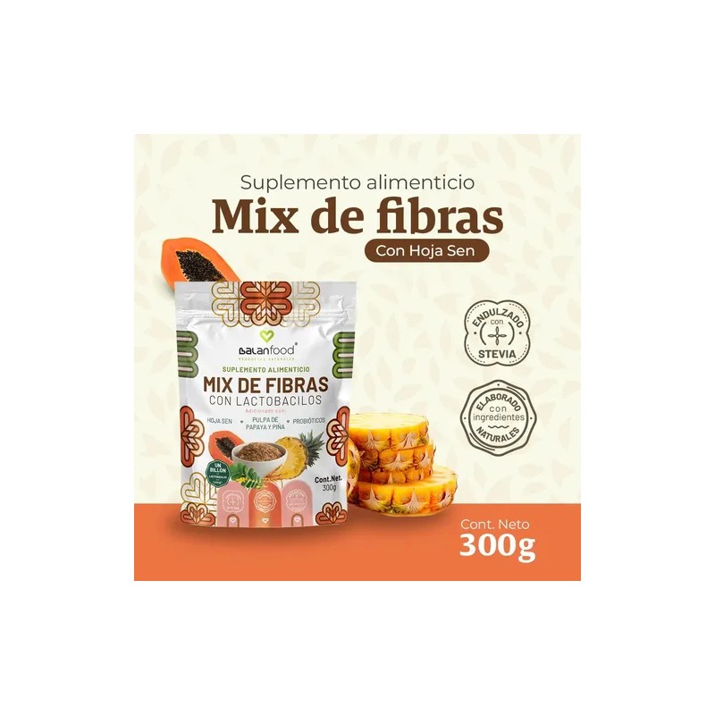Fibra Lactobacilos | Detox Natural I Mix De Fibras